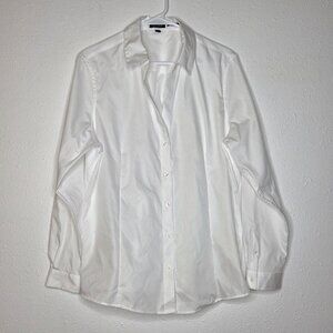 NWOT Jones New York Women's Easy Care Button Up Long Sleeve Blouse